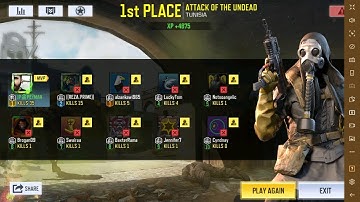 Call of Duty Mobile Nuke in Attack of the Undead Mode