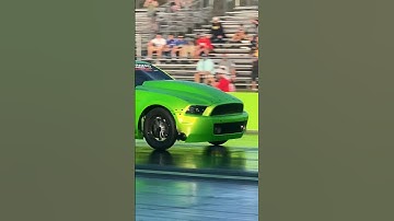 Brett Lasala sets the radial record with SnotRocket at Sick Week! #dragrace #dragracing #mustang