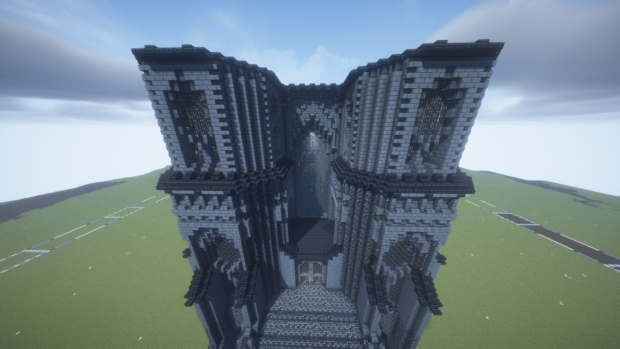 Section Building Minecraft Front Towers/Roof Section of The Mausoleum by SixWings - Minecraft ...
