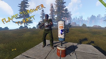 Flame Thrower Turret  Rust Update