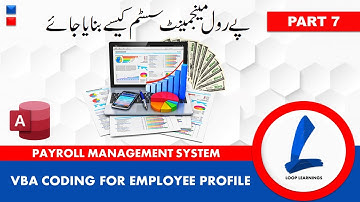 How to Make Payroll Management System Part 07 in Urdu/Hindi | VBA for Employee Form