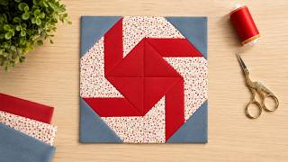 EASY and DIFFERENT! A Beautiful, Quick, and Unique PATCHWORK BLOCK to Make!!!