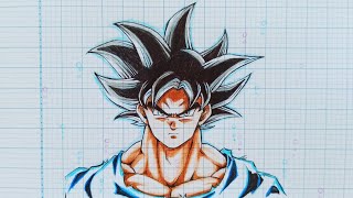 Vẽ Goku Bản Năng Vô Cực Drawing Goku Ultra Instinc Como Dibujar A Goku Ultra Instinto Dominado