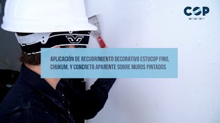 Aplicación De Estucop Fino Y Chukum Sobre Muro Exterior.