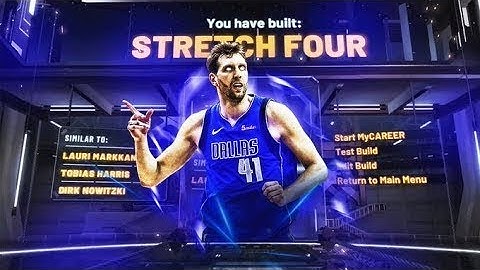 BEST STRETCH BIG BUILD IN NBA 2K20! STRETCH FOUR BUILD IN NBA 2K20!
