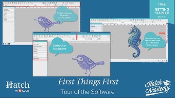 Hatch Embroidery Part 1 - Tour of the Software