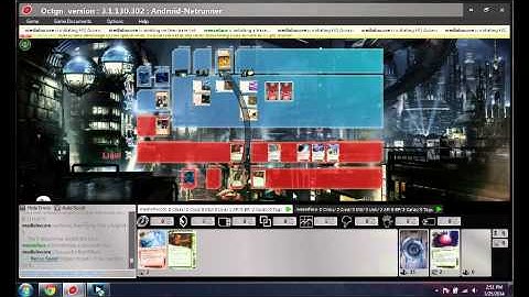 Android: Netrunner The Professor vs NBN Midseasons OCTGN