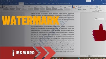 "How to Add Watermarks in MS Word: Step-by-Step Guide" || OfficeEase||