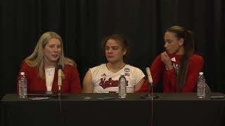 Nebraska Volleyball: Nebraska press conference after five-set loss to Texas A&M