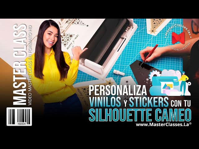 Personaliza Vinilos y Stickers con tu Silhouette Cameo - Aprender a personalizar piezas únicas.