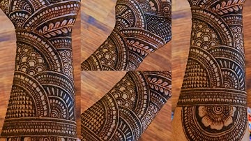 Easy Bridal Mehandi Designs for Full Hands |Latest Rajasthani Bridal Mehndi |Marwari Dulhan Mehndi