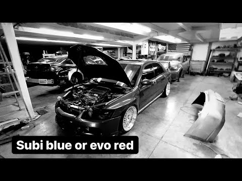 Revealing my Subaru wrx with Evo front end color !