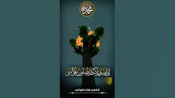 {إِنَّ اللَّهَ وَمَلائِكَتَهُ يُصَلُّونَ عَلَى النَّبِيِّ} سورة الأحزاب آية ٥٦