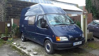 1999 Ford Transit smiley 2 5 Di , LWB camper van for sale. #vanlife.