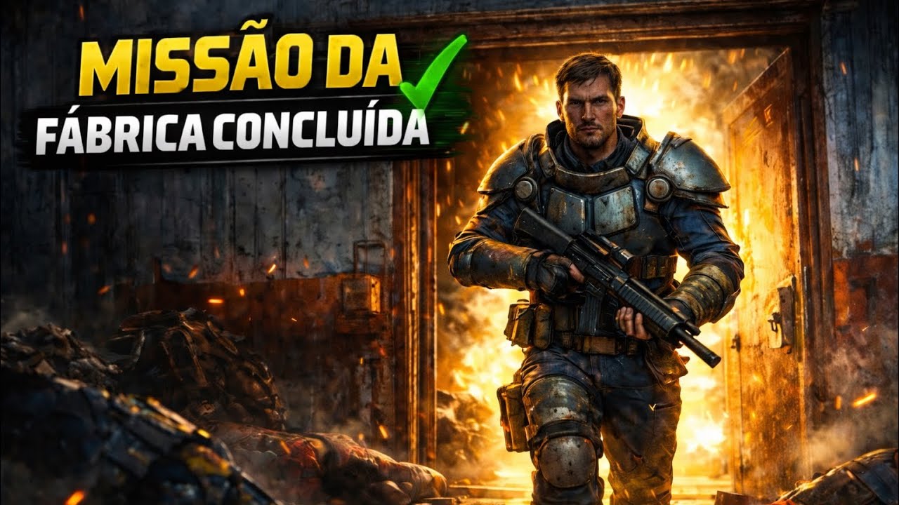 ENTREI, LIMPEI TUDO E SAÍ DA FÁBRICA | Fallout 4 #2