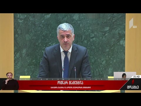 „მინისტრის საათის“ ფორმატში ოთარ შამუგიას მოუსმინეს