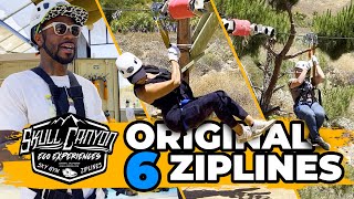 Skull Canyon Ziplines - Original 6 Courses in Corona, CA SoCal