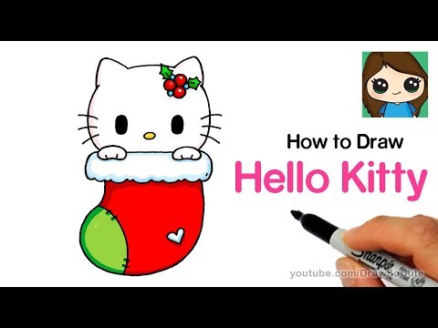 how-to-draw-hello-kitty-christmas-stocking-easy