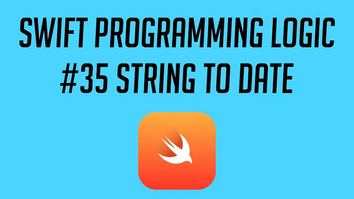 Swift Programming Logic, #35: String to Date