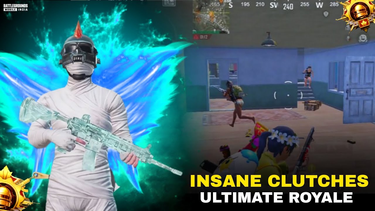 BGMI INSANE Level Clutches 🔱 in Ultimate Royale - YouTube