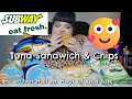 Subway tuna sandwich with chips  real talk gets chatty after 19 minutes