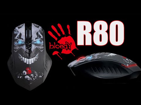 Бюджетная беспроводная игровая мышь с активированными читами bloody r80 Обзор и тест