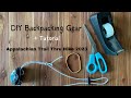 Diy backpacking gear  tutorial  appalachian trail 2023