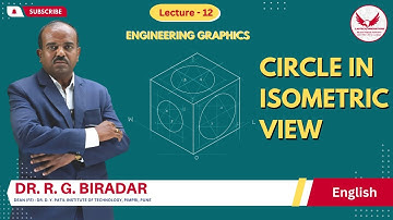 Drawing Perfect Circles in Isometric Perspective | Lecture 12 #labtech #ramdasbiradar