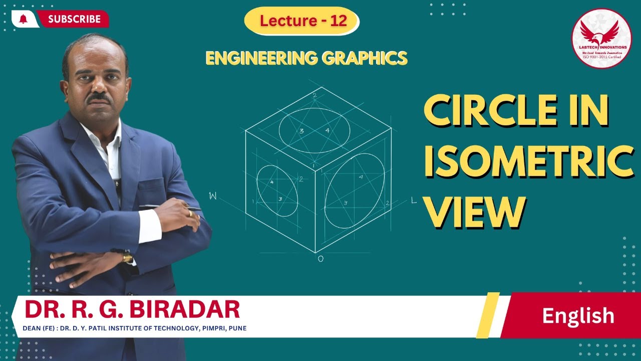Drawing Perfect Circles in Isometric Perspective | Lecture 12 