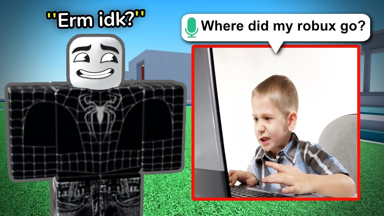 Я троллил случайных игроков в голосовом чате Roblox.