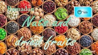Nuts and dried fruits in English with pictures-  Ramadan food - ياميش رمضان باللغة الأنجليزية بالصور