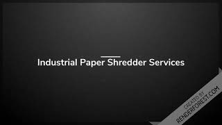 Secure Document Shredding Services