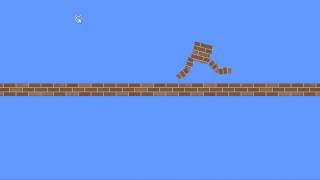 Evolved 2D Locomotion (Walk)