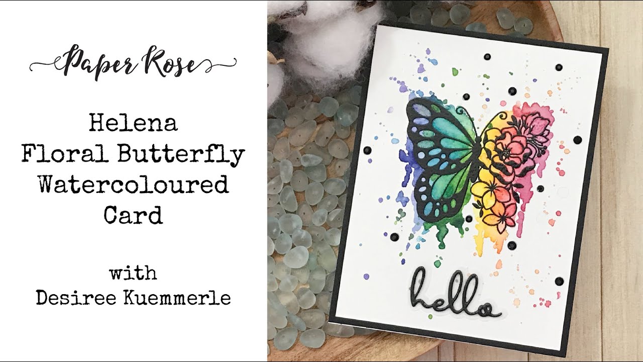 Hero Arts - Clear Stamp - Color Layering Monarch Butterfly