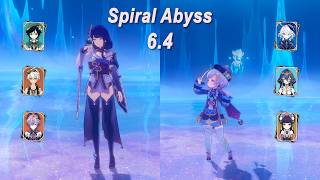 Raiden | Qiqi | Spiral Abyss 6.4 Floor 12 | Genshin Impact
