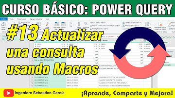 Macro para actualizar una consulta de Power Query