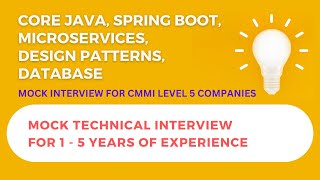 Java Interview Questions Answers | Mock Interview With Provided Answers For 1 to 5 Years Experience Guide