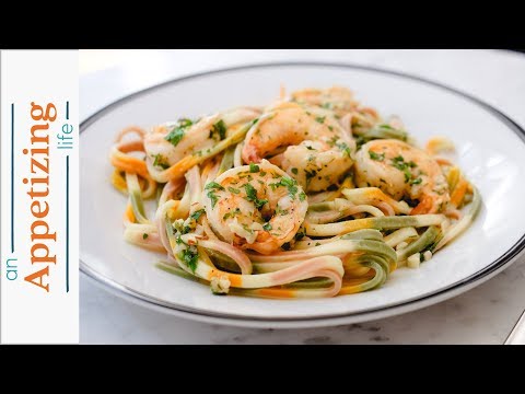 Garlic Shrimp Linguine