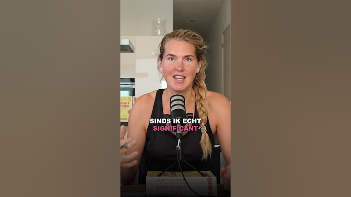 Veel mensen eten veel te weinig....