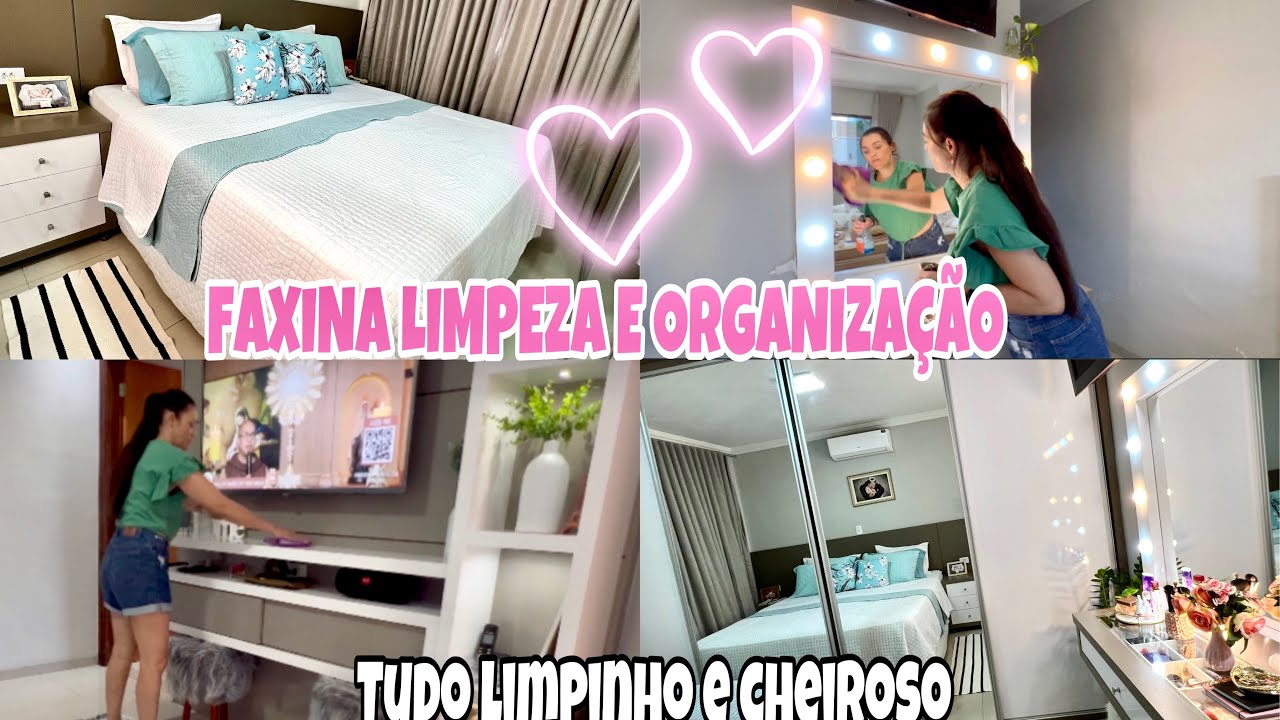 FAXINA COMPLETA PESADONA  LIMPEZA E ORGANIZAÇÃO TUDO LIMPINHO