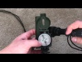 How to use the bezel ring on your compass (center hold method)