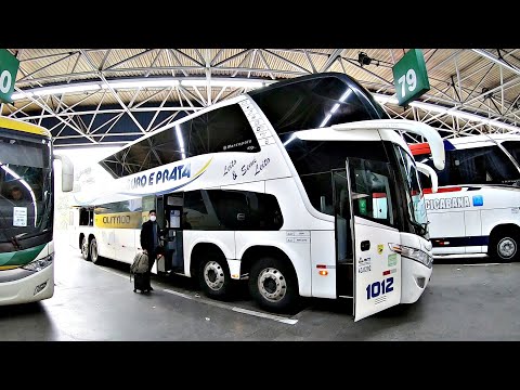 O LEITO da Ouro e Prata | SANTA ROSA para SÃO PAULO de ÔNIBUS no DD FLEX SHOW - CABINE SUPERIOR