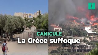 Canicule : la Grèce en « vigilance absolue », les sites touristiques contraints de fermer