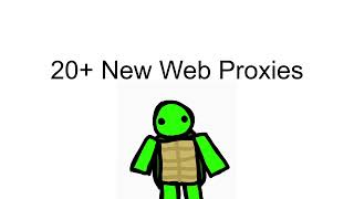 20+ New Web Proxies