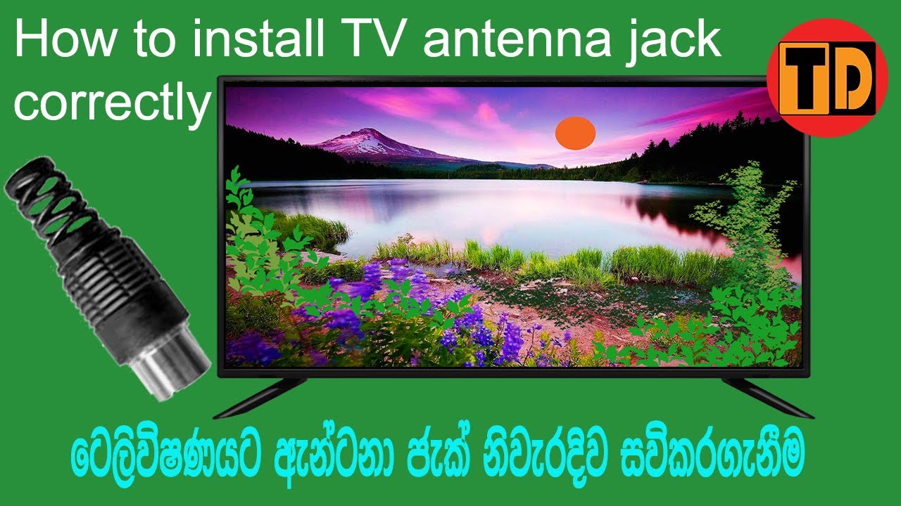 How to install Antenna jack correctly YouTube