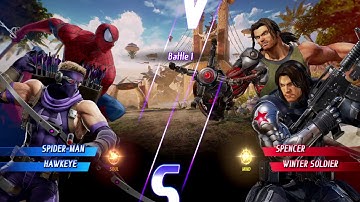 MARVEL VS. CAPCOM: INFINITE Spider-Man,Hawkeye Alt. Gameplay In Arcade Mode