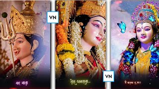 Durga Puja Video Editing Vn App l Navratri Special WhatsApp Status Video Editing Tutorial Vn App ll screenshot 4