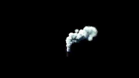 Maya Particle/Fluid simulation - Smoke Vapor 001