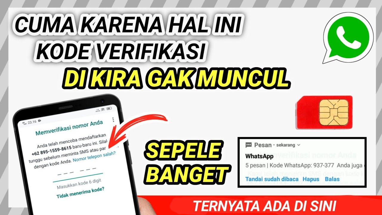 Kode Verifikasi Wa Gak Muncul ? || Tidak Menerima kode verifikasi