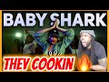 Baby Shark *Trapped Out* | @remixgodsuede | Aliya Janell Choreography | REACTION ✅